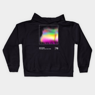 Magazine / Minimalist Style Graphic Design Kids Hoodie